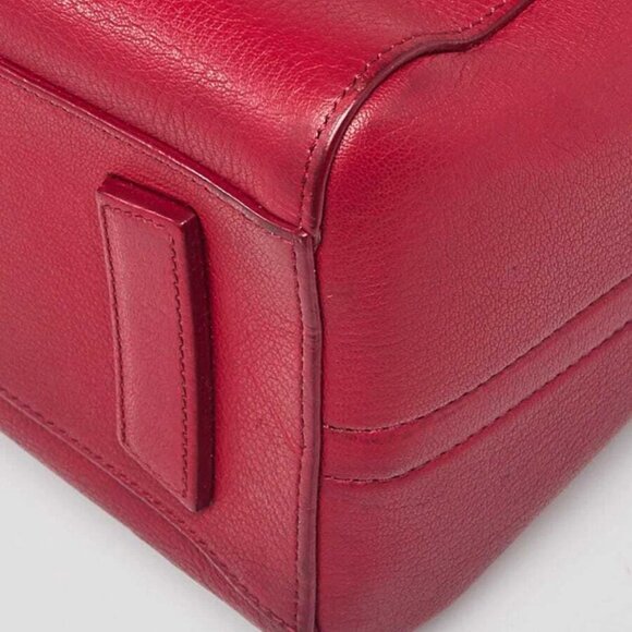 Givenchy Dark Red Sugar Goatskin Leather Small Antigona Bag - Picture 7 of 12